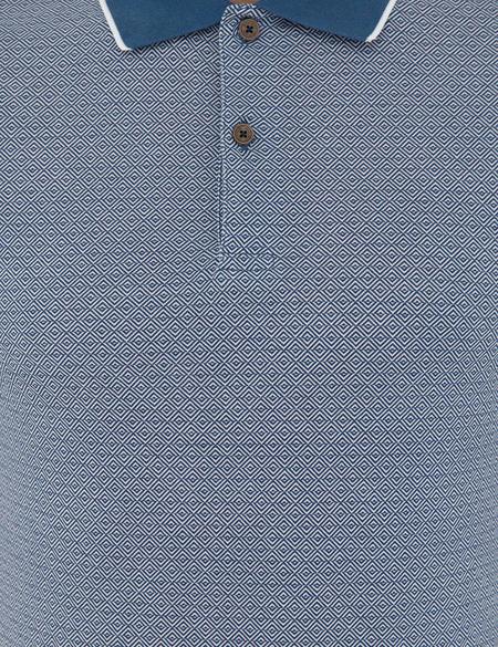 Lacivert Slim Fit Polo Yaka T-Shirt - 50242036015