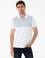 Beyaz Slim Fit Polo Yaka T-Shirt