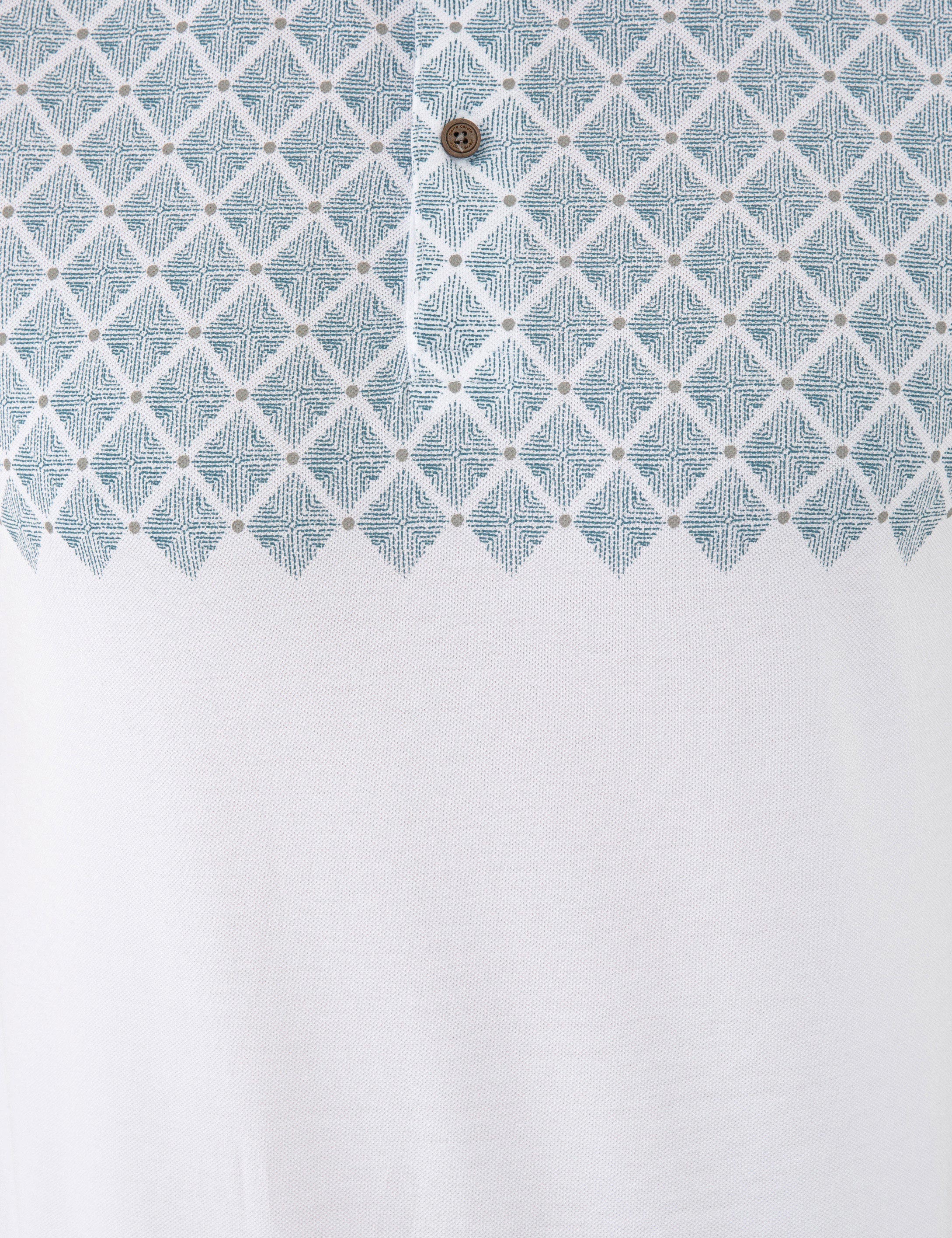 Beyaz Slim Fit Polo Yaka T-Shirt