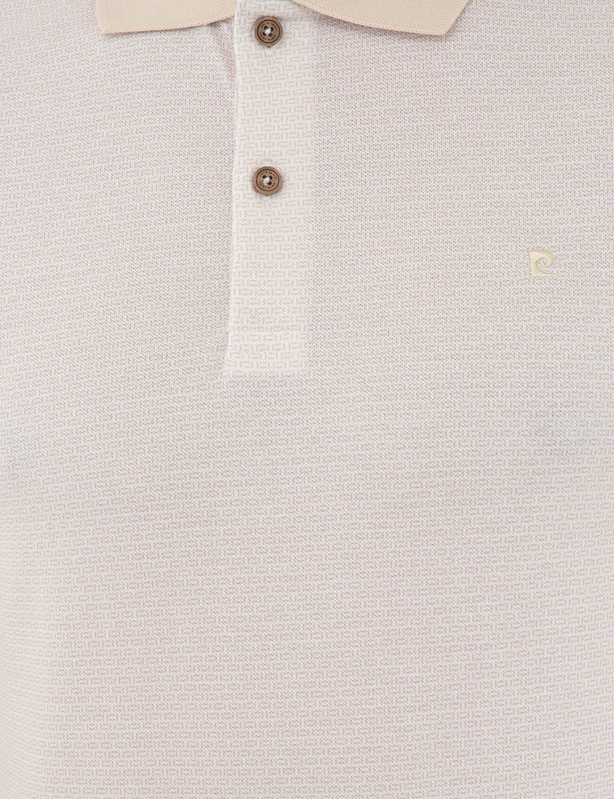 Bej Slim Fit Polo Yaka Tişört - 50242149001