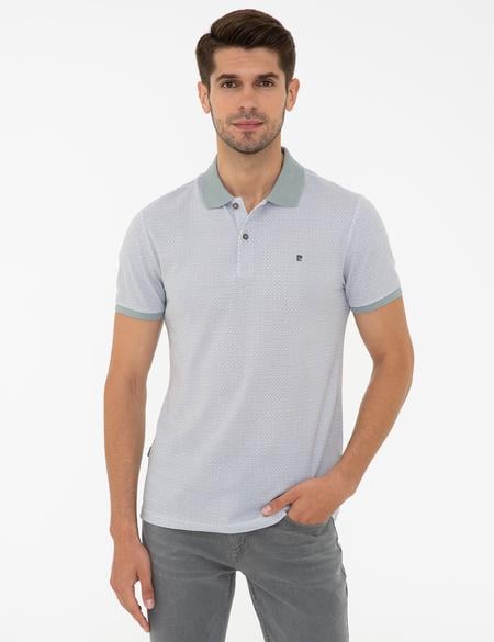 Gri Slim Fit Polo Yaka Tişört - 50242149011