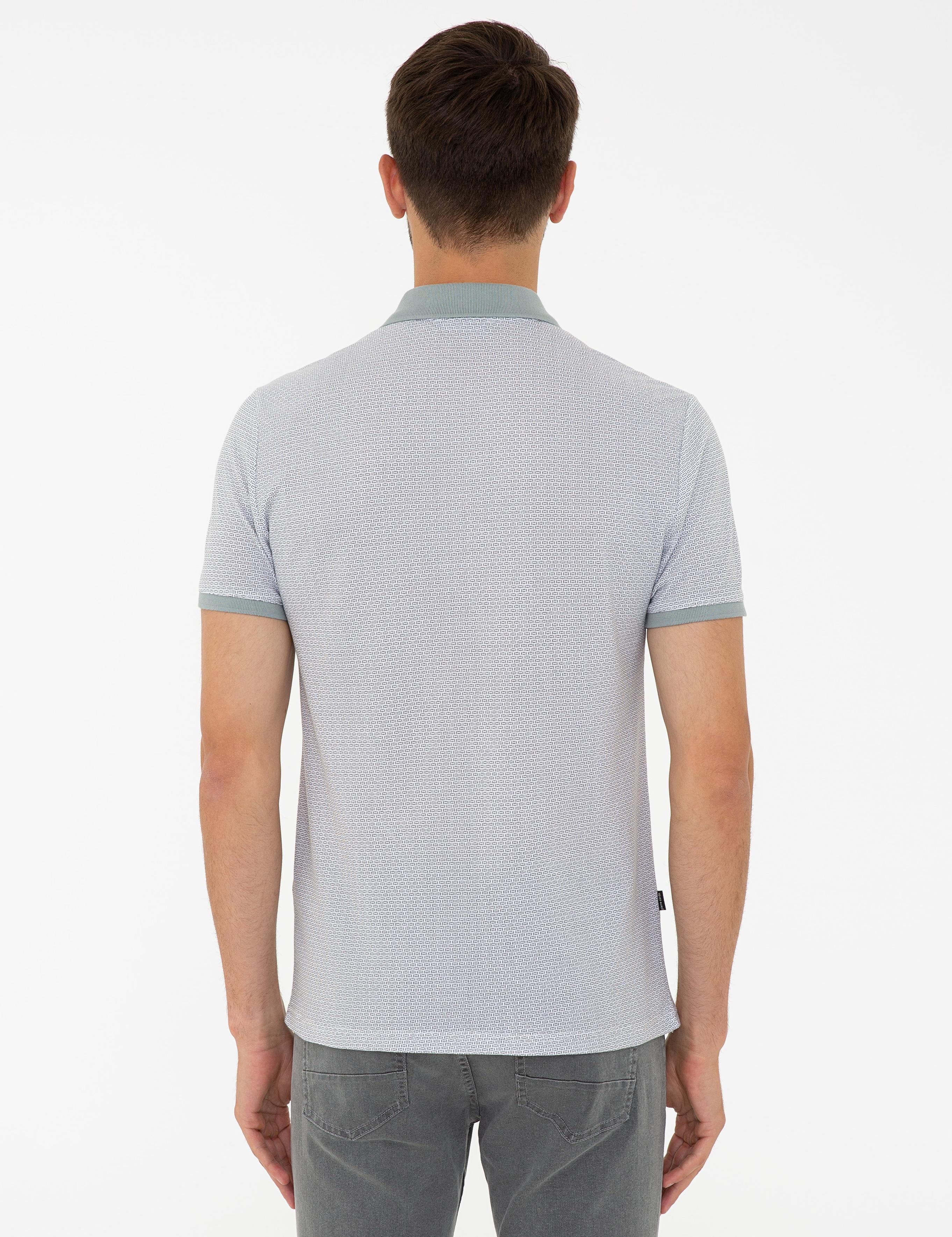 Gri Slim Fit Polo Yaka Tişört