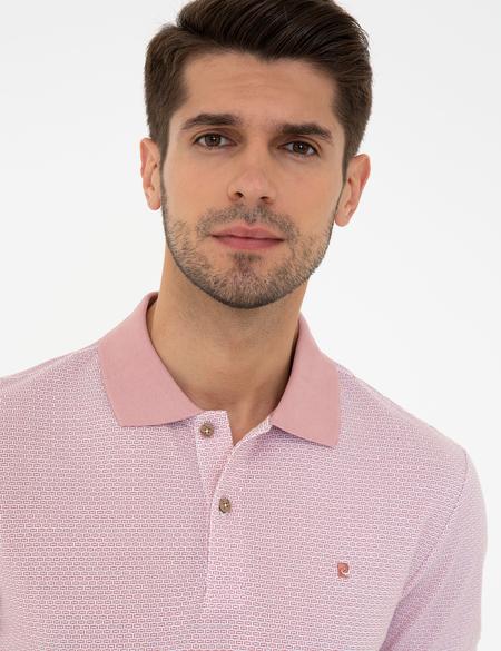 Gül Kurusu Slim Fit Polo Yaka Tişört - 50242149019
