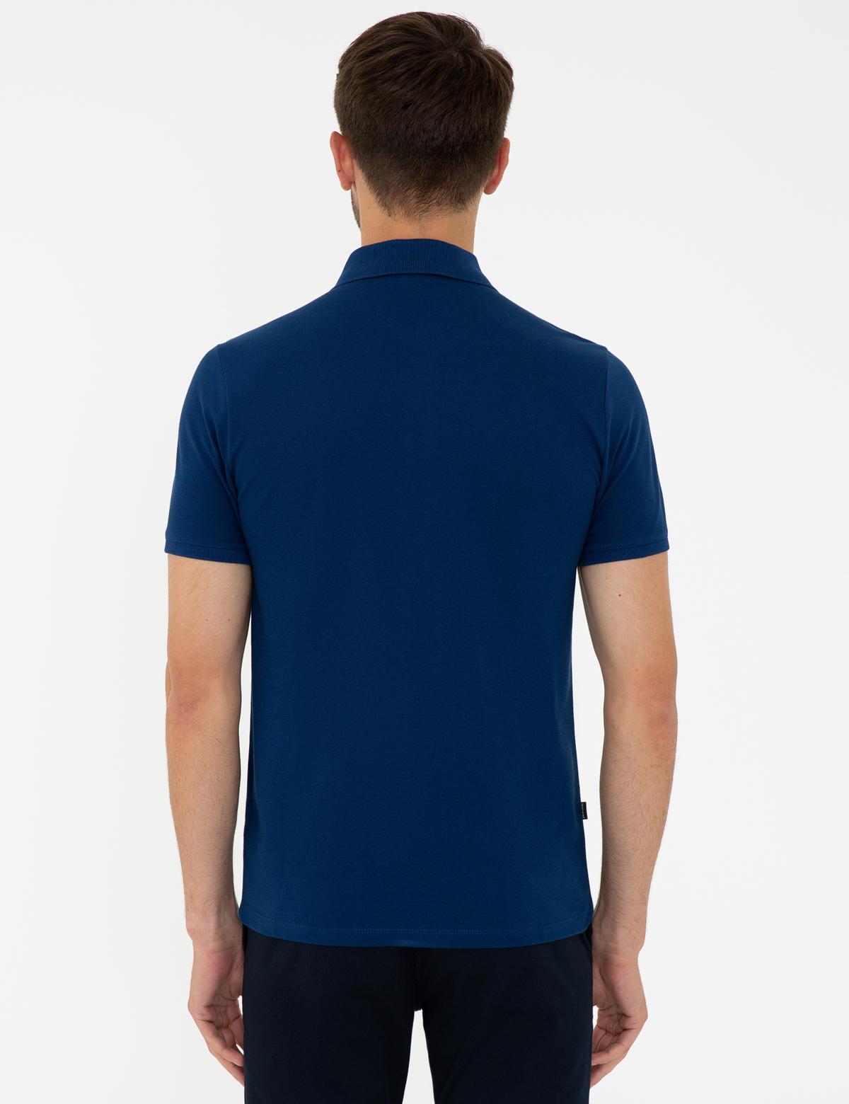 Lacivert Slim Fit Tişört - 50242118025