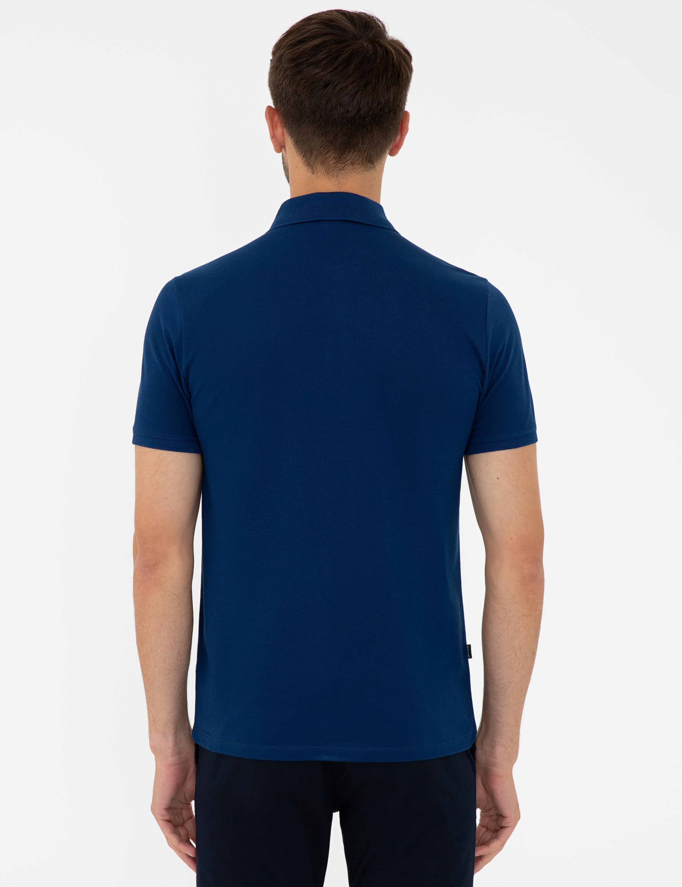 Lacivert Slim Fit Tişört