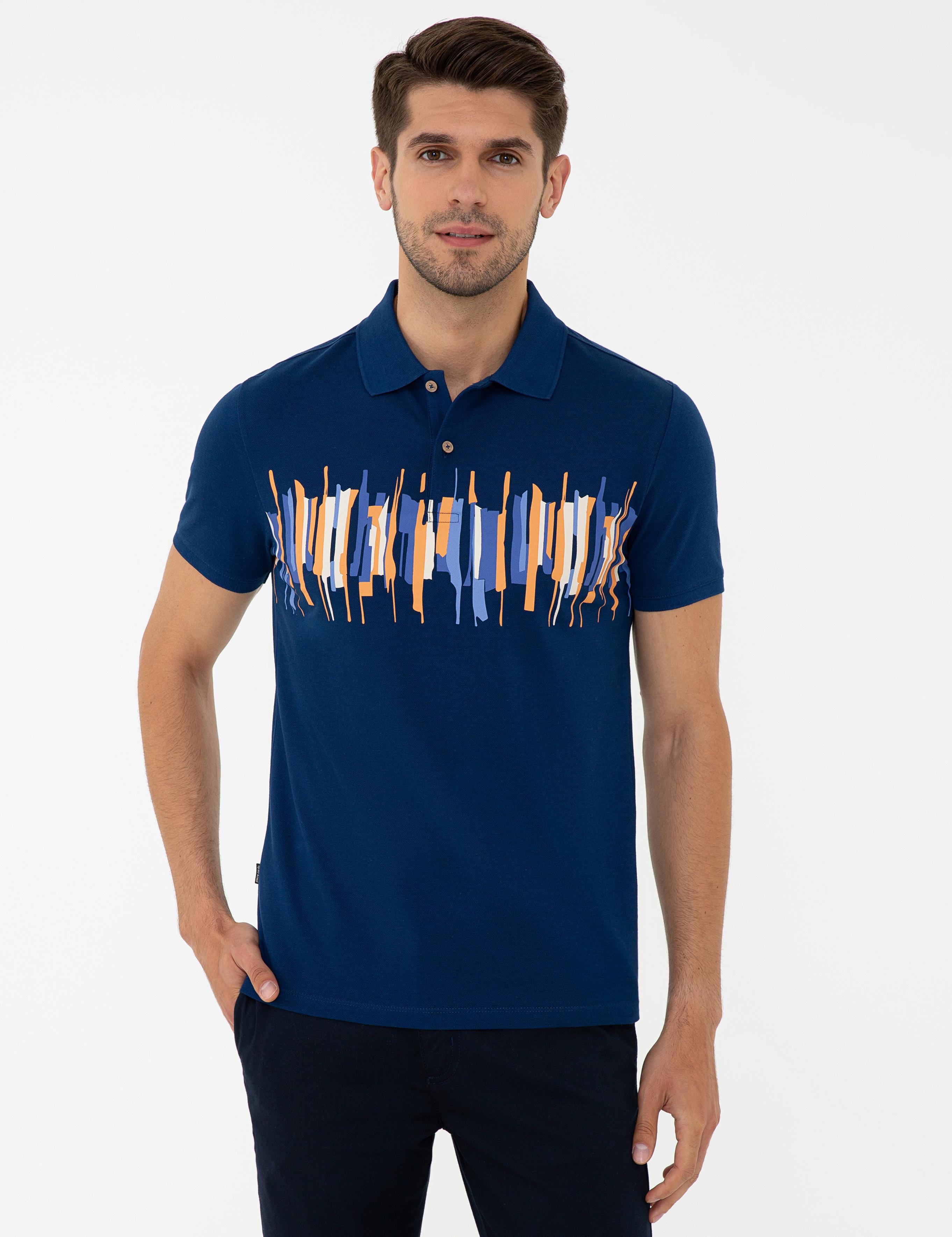 Lacivert Slim Fit Tişört