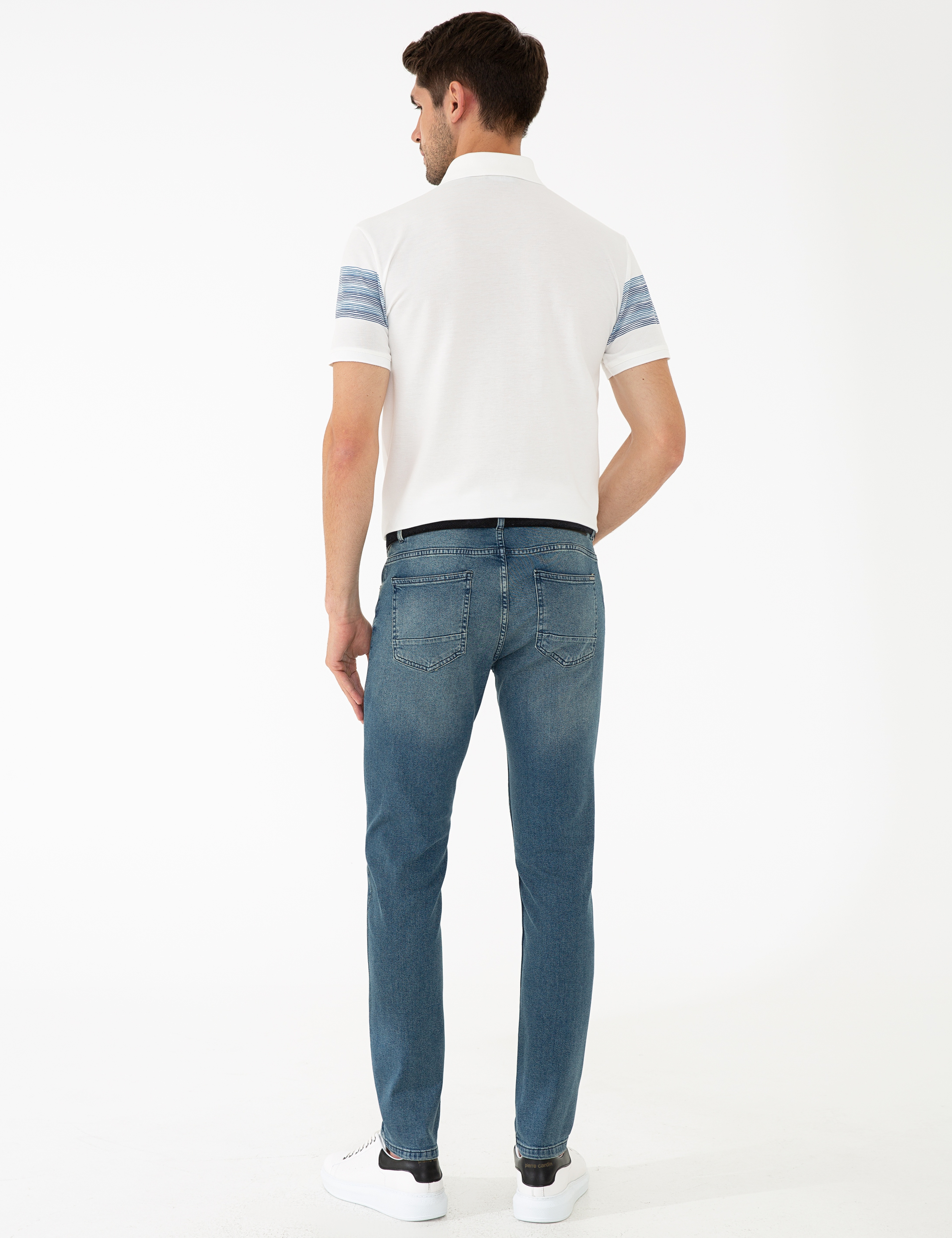 İndigo Slim Fit Denim Pantolon - Image 4