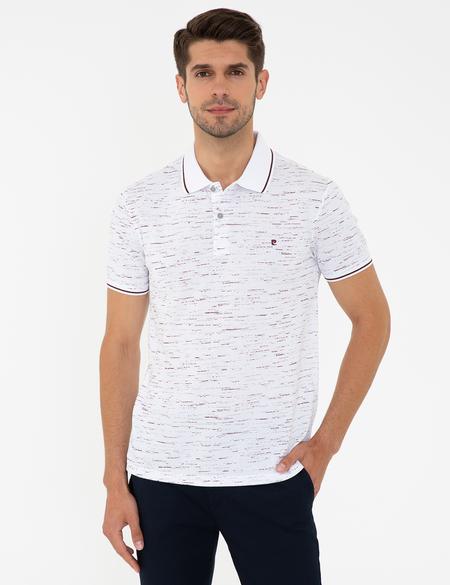 Beyaz Slim Fit Polo Yaka T-Shirt - 50242060002