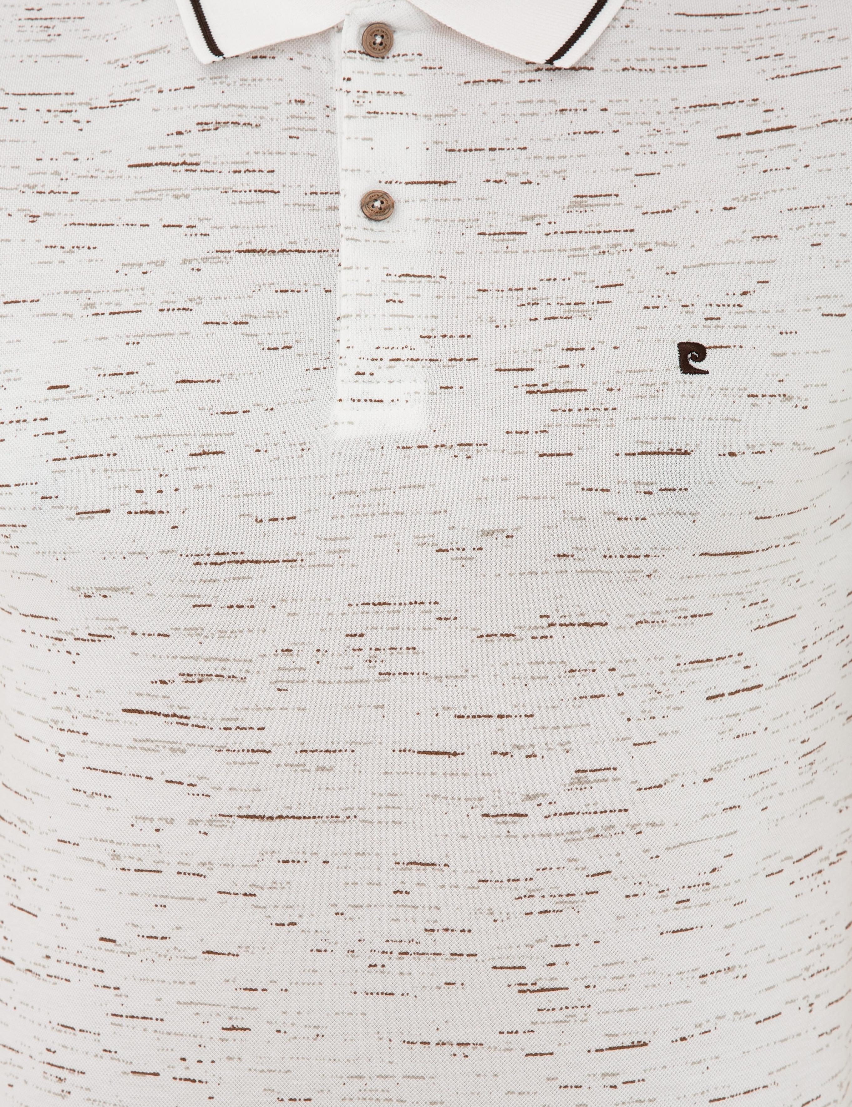 Beyaz Slim Fit Polo Yaka T-Shirt