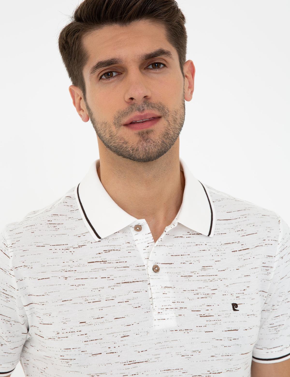 Beyaz Slim Fit Polo Yaka T-Shirt - 50242060010