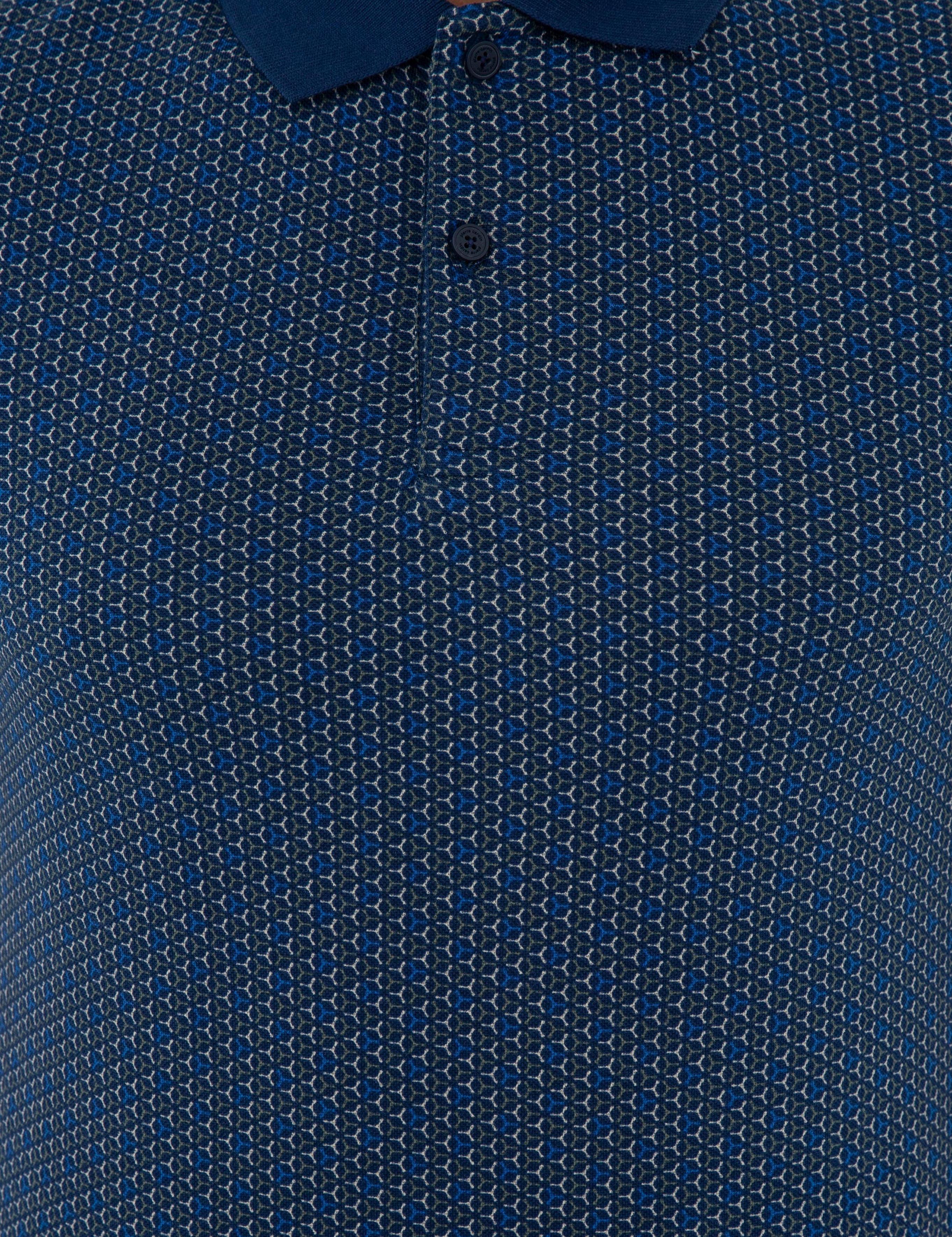 Lacivert Slim Fit Polo Yaka Tişört