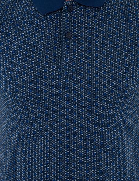 Lacivert Slim Fit Polo Yaka Tişört - 50242064016