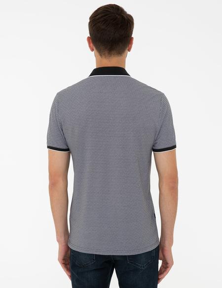 Siyah Slim Fit Polo Yaka T-Shirt - 50242036019