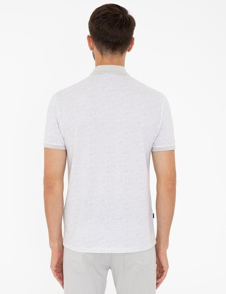 Açık Gri Slim Fit Tişört - 50242087005
