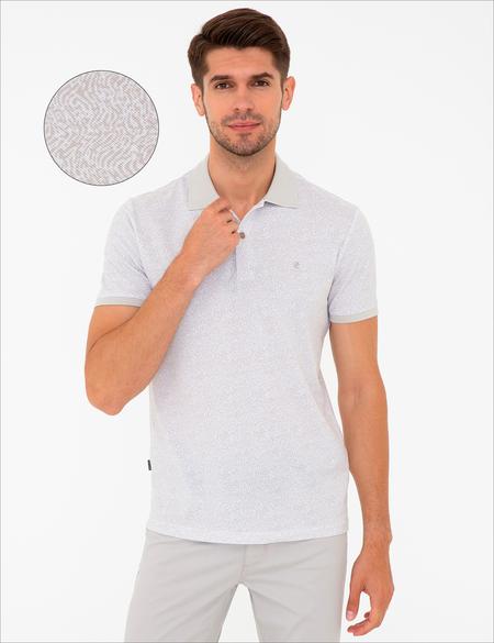 Açık Gri Slim Fit Tişört - 50242087005