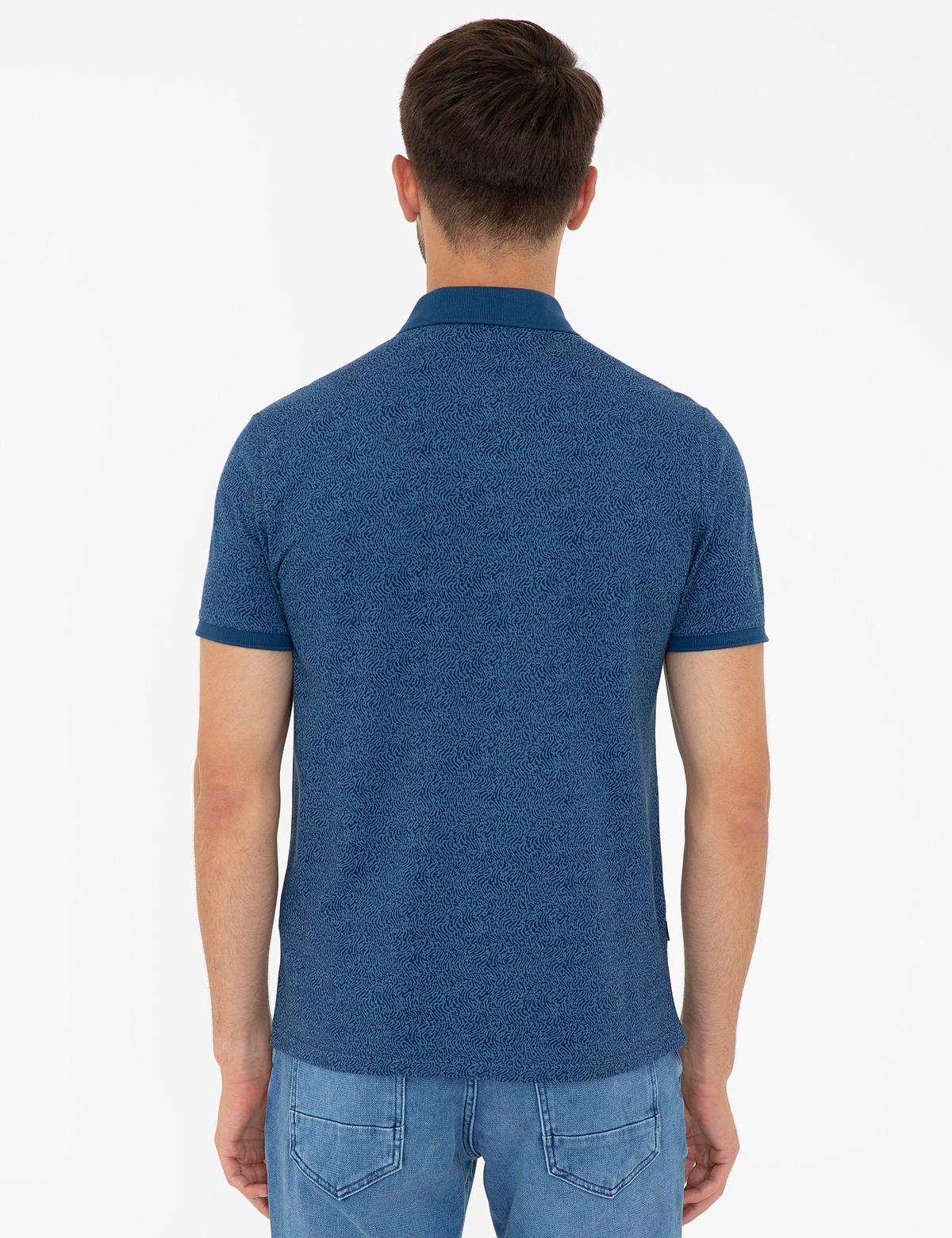 Lacivert Slim Fit Polo Yaka T-Shirt - 50242087020
