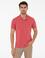 Koyu Pembe Slim Fit Polo Yaka Tişört