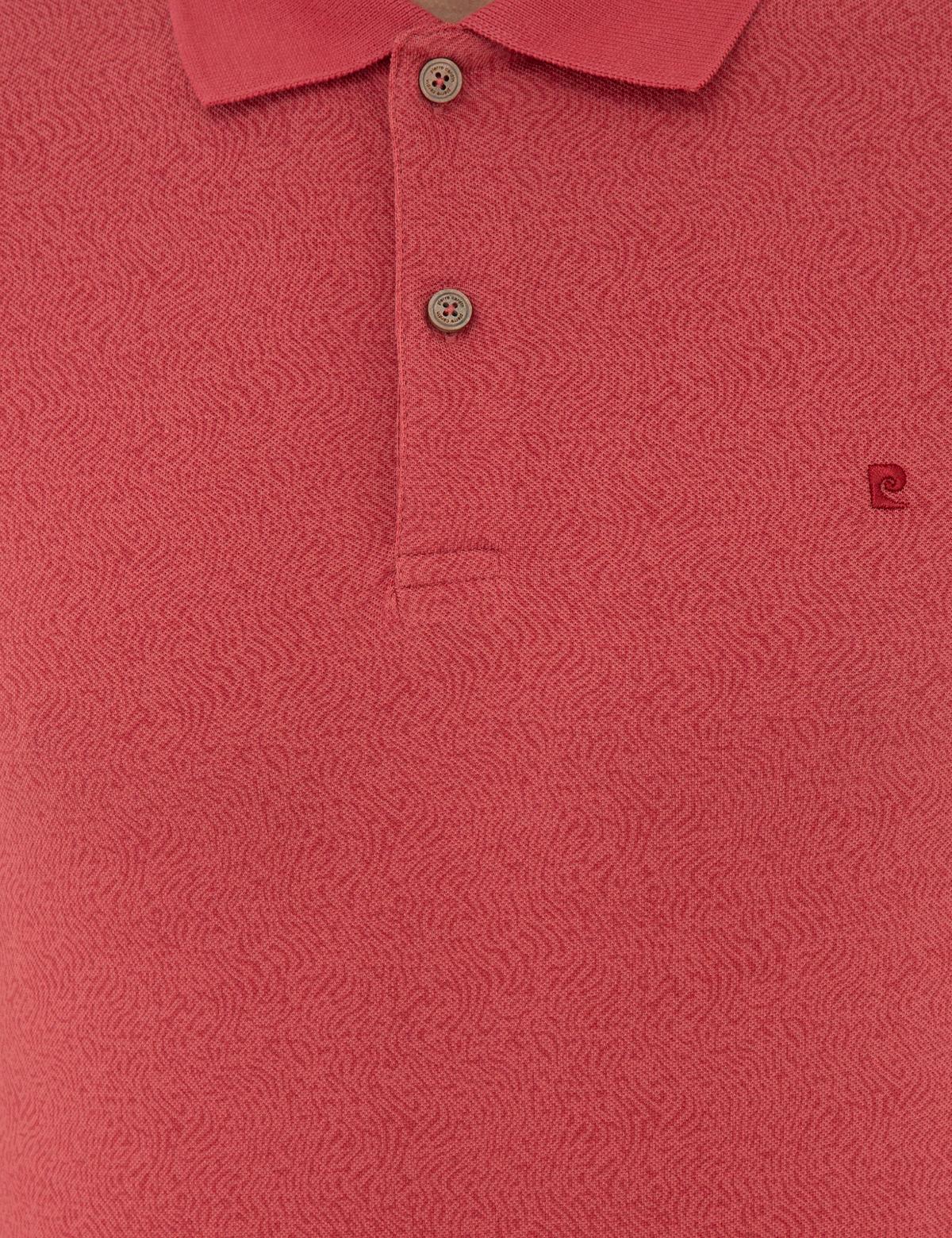 Koyu Pembe Slim Fit Polo Yaka Tişört - 50242087033