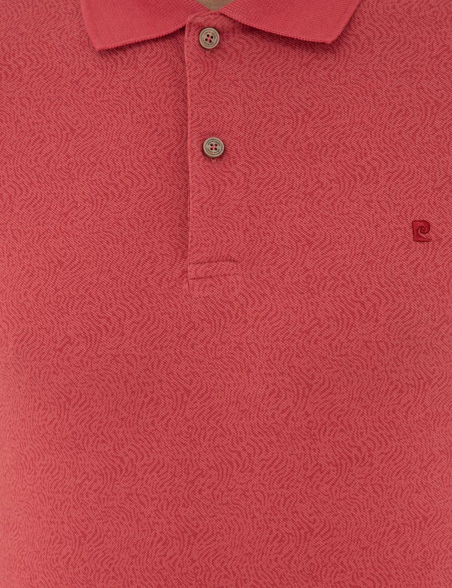 Koyu Pembe Slim Fit Polo Yaka Tişört