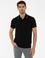 Siyah Slim Fit Polo Yaka T-Shirt
