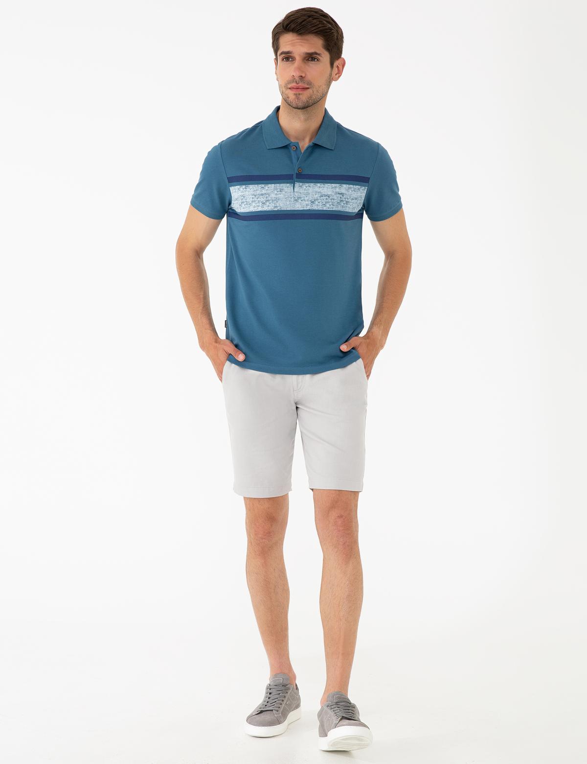 İndigo Slim Fit Polo Yaka T-Shirt - 50242150002