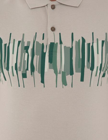 Açık Gri Slim Fit Polo Yaka T-Shirt - 50242118001