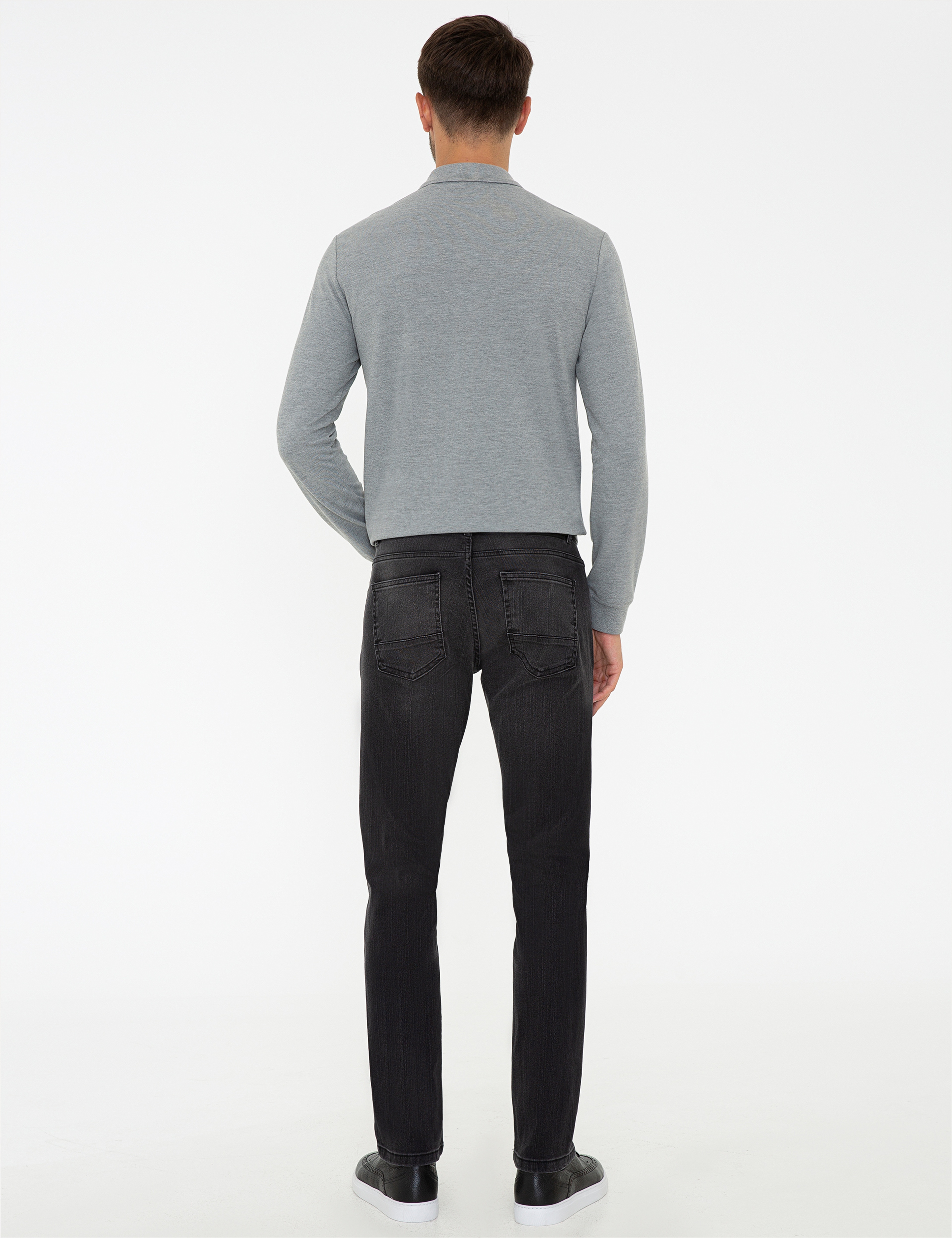 Siyah Slim Fit Jean Pantolon
