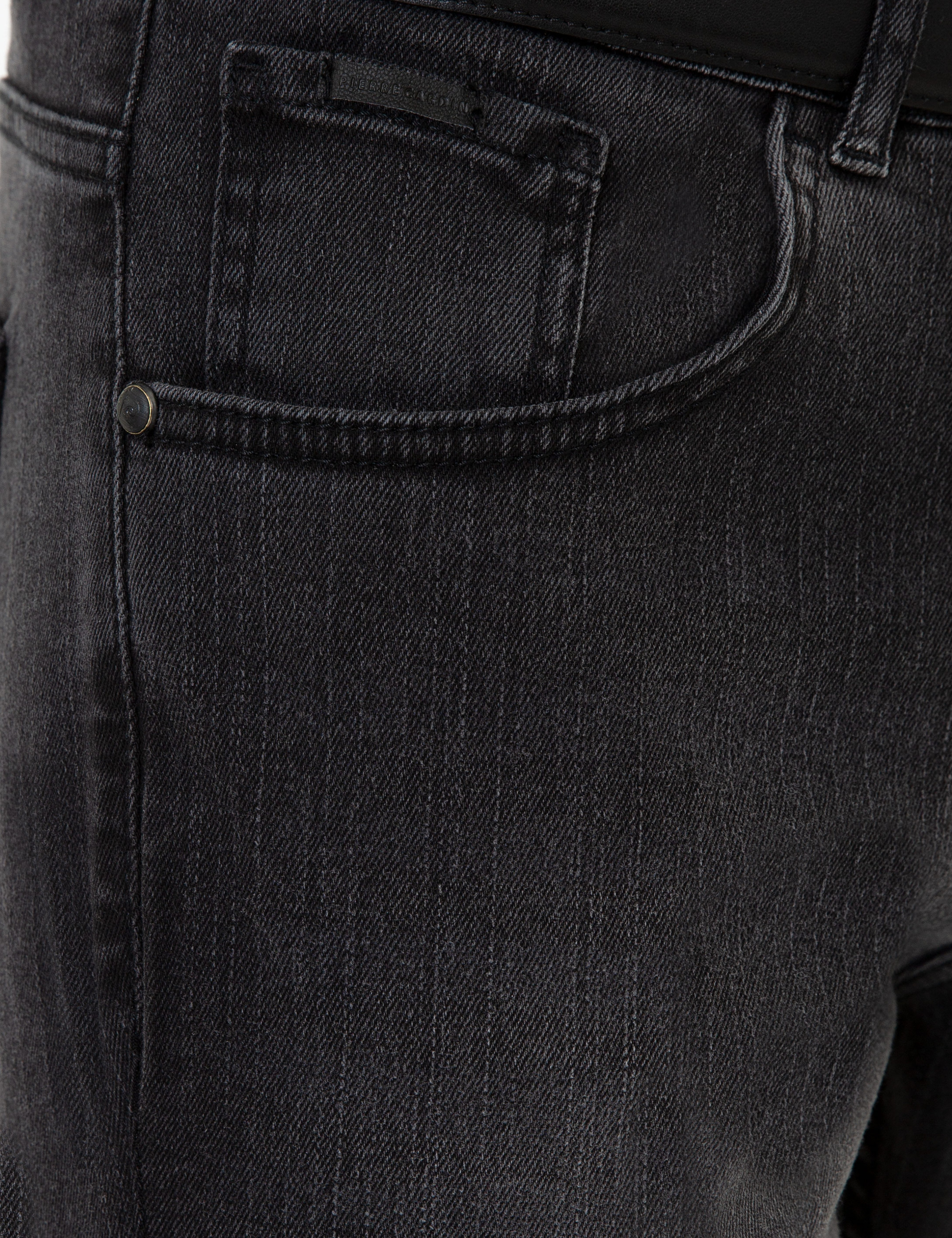 Siyah Slim Fit Jean Pantolon - Image 5