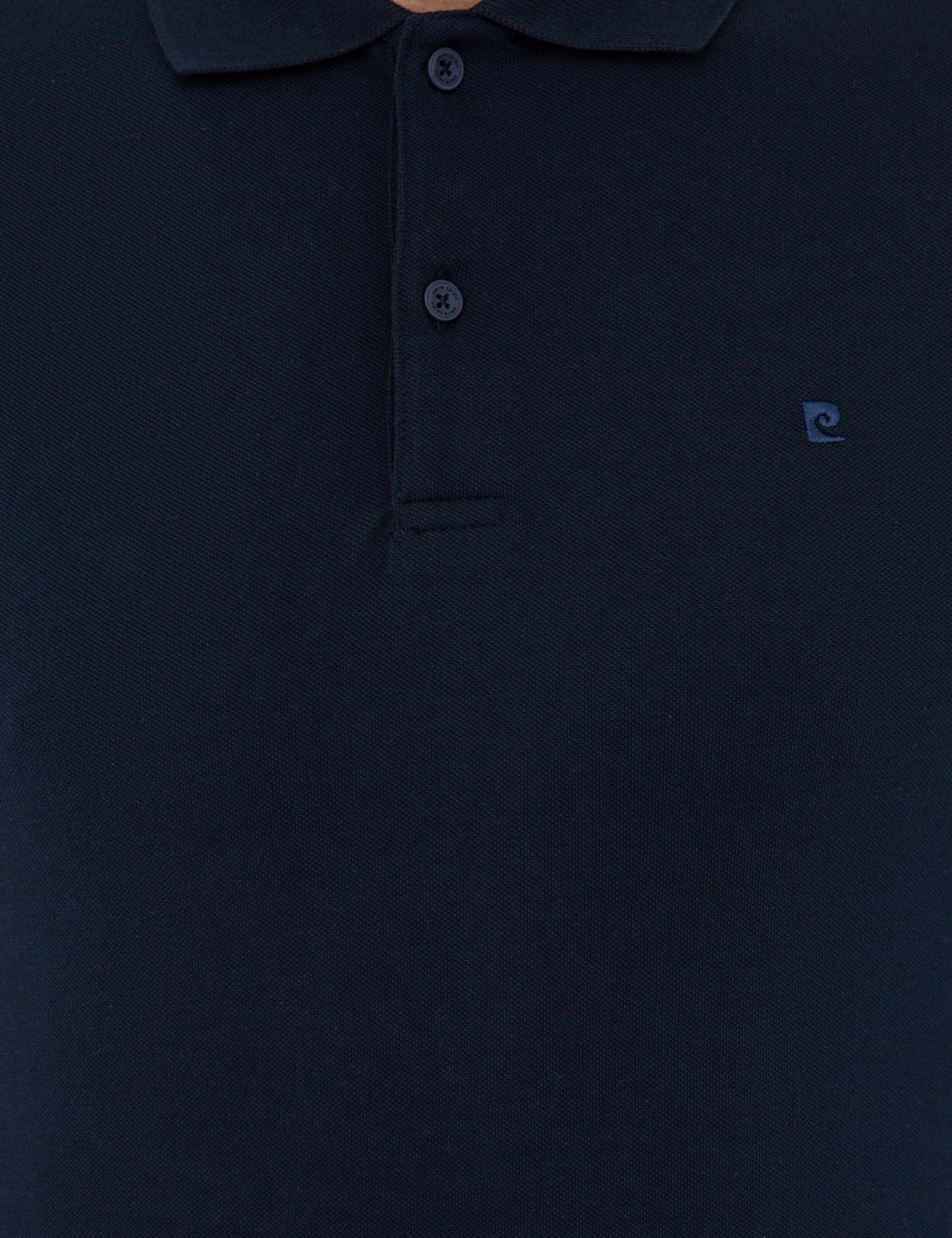 Lacivert Slim Fit Basic Sweatshirt