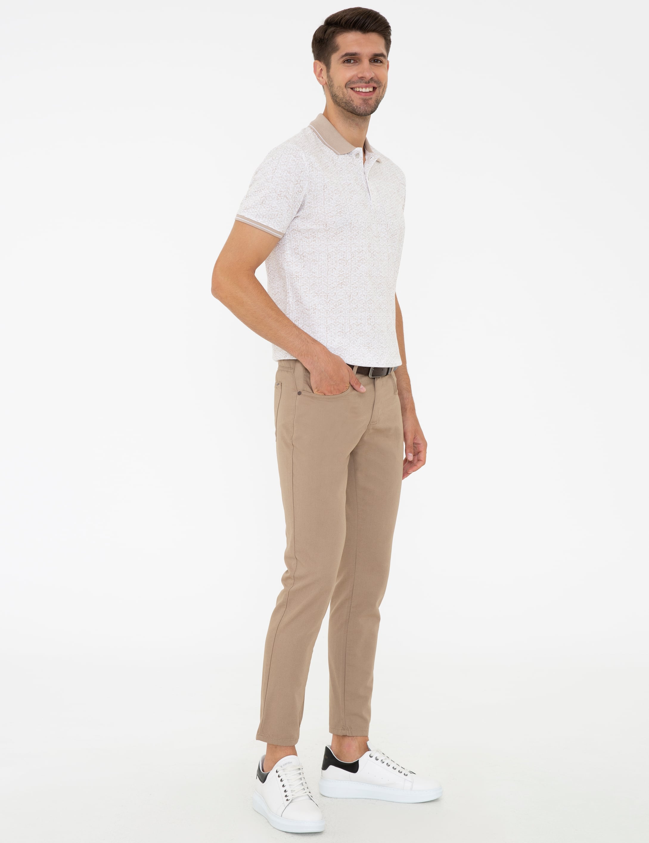 Vizon Slim Fit Kanvas Pantolon - Image 3
