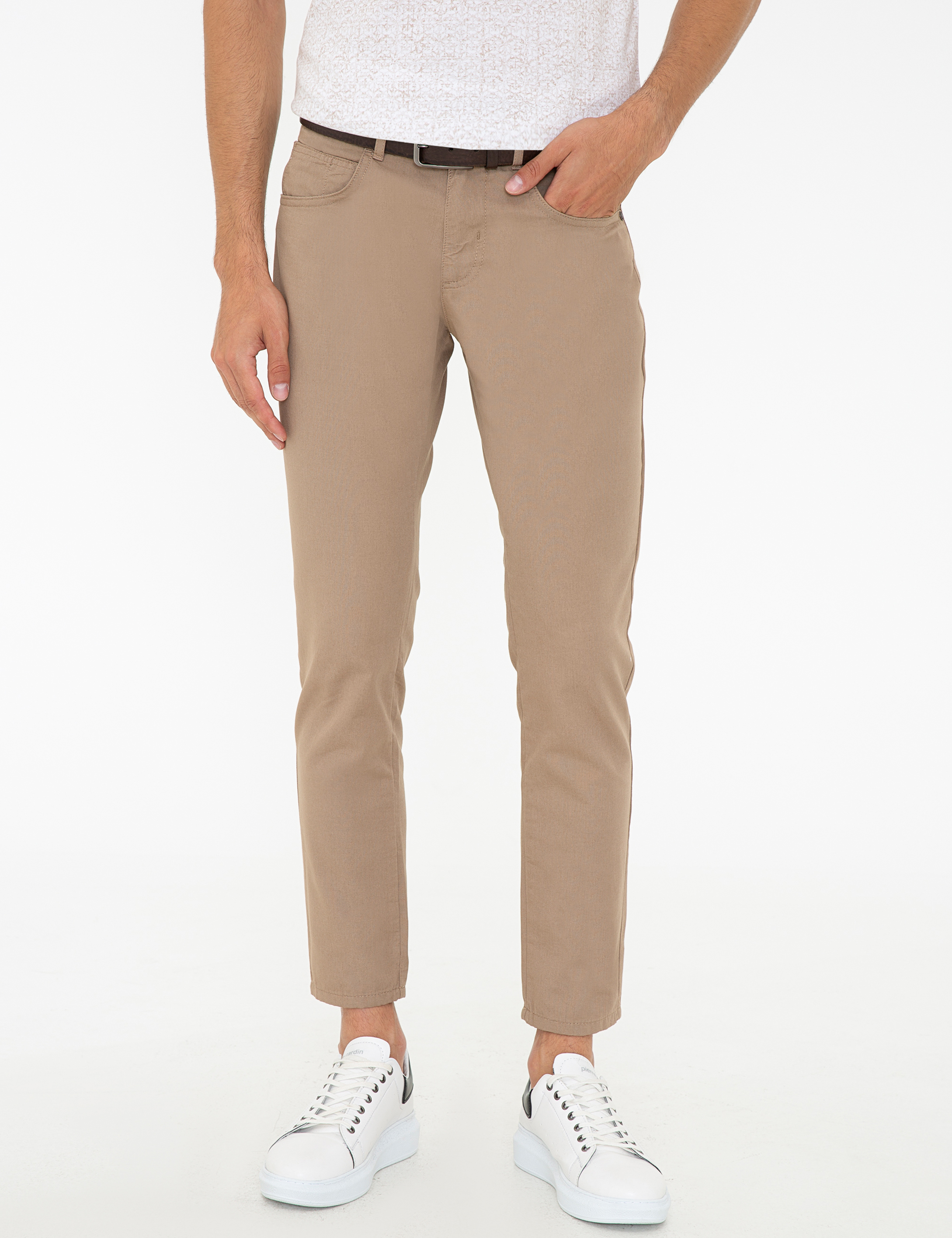 Vizon Slim Fit Kanvas Pantolon - Image 2