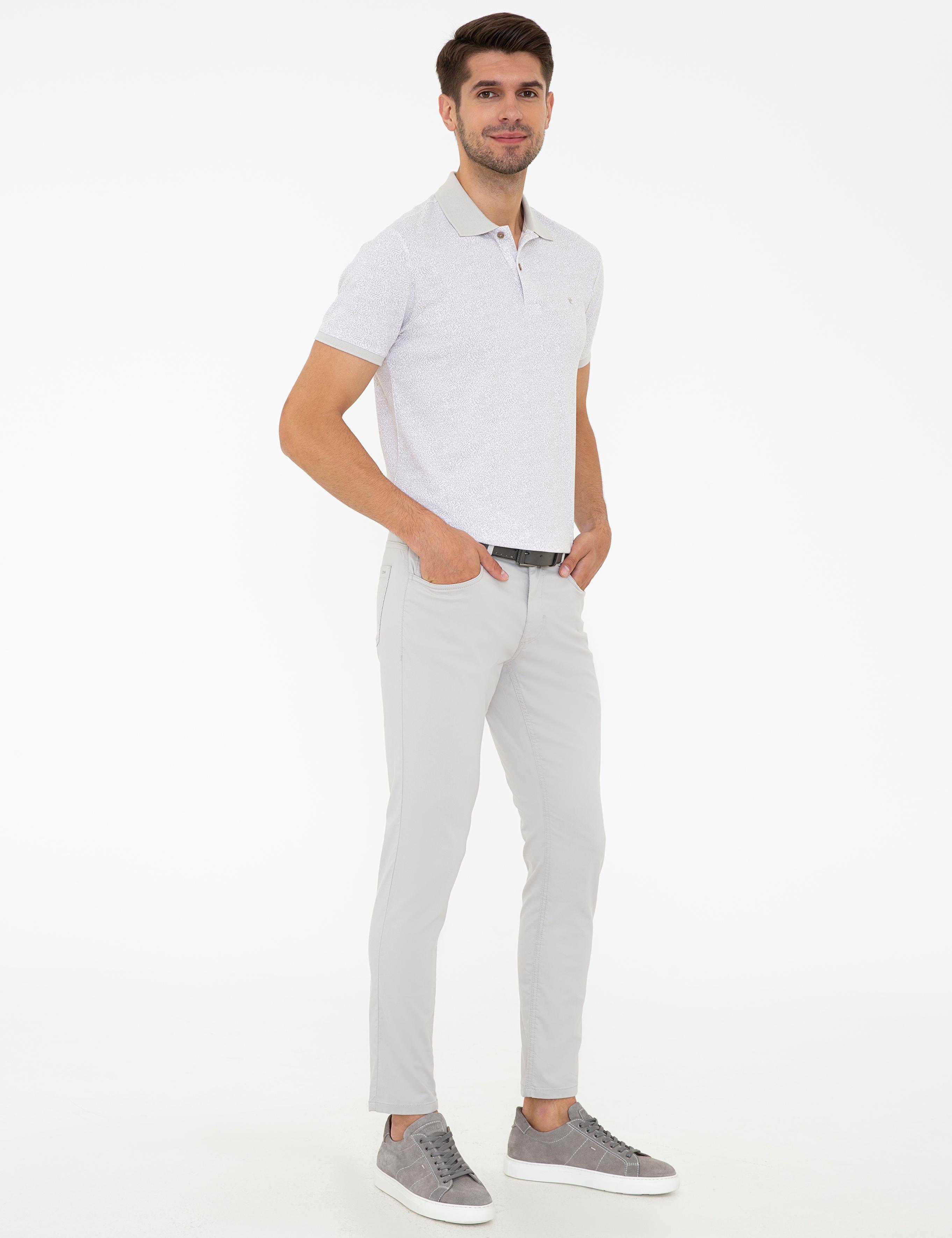 Taş Slim Fit Kanvas Pantolon