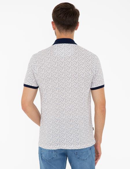 Beyaz Slim Fit Polo Yaka Tişört - 50232384001