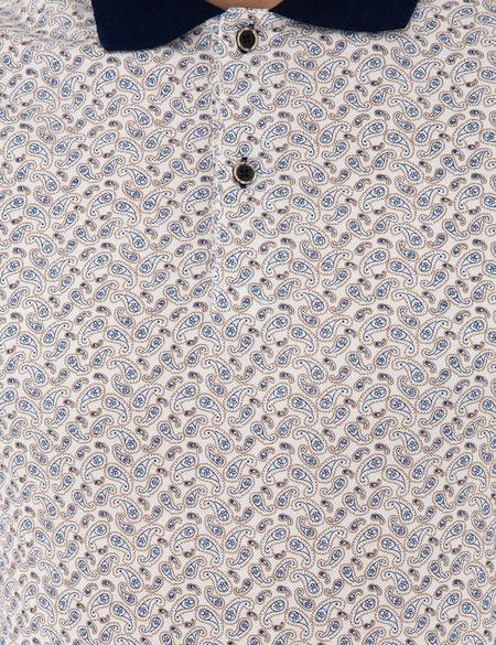 Beyaz Slim Fit Polo Yaka Tişört - 50232384001