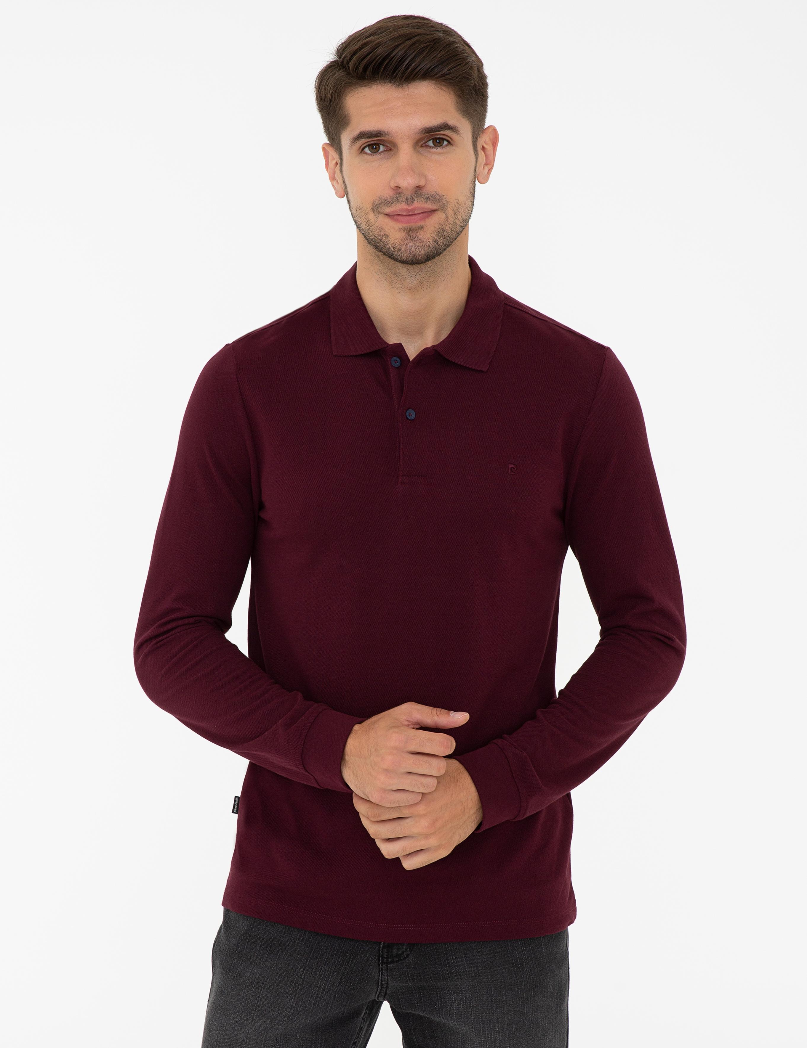 Bordo Slim Fit Basic Sweatshirt