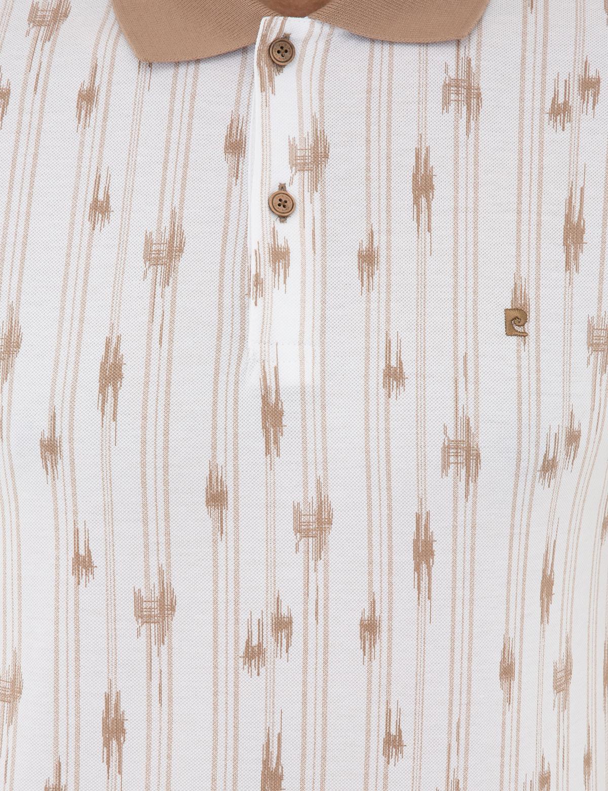 Açık Kahverengi Slim Fit Polo Yaka Tişört - 50232389151