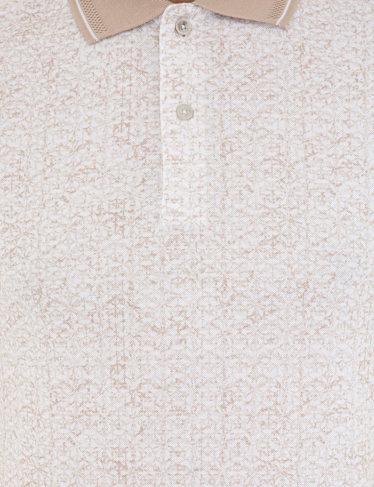 Taş Slim Fit Baskılı Polo Yaka Tişört - 50232463092