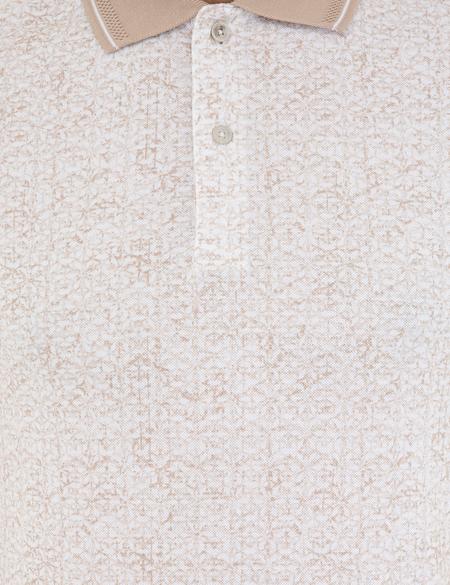 Taş Slim Fit Baskılı Polo Yaka Tişört - 50232463092