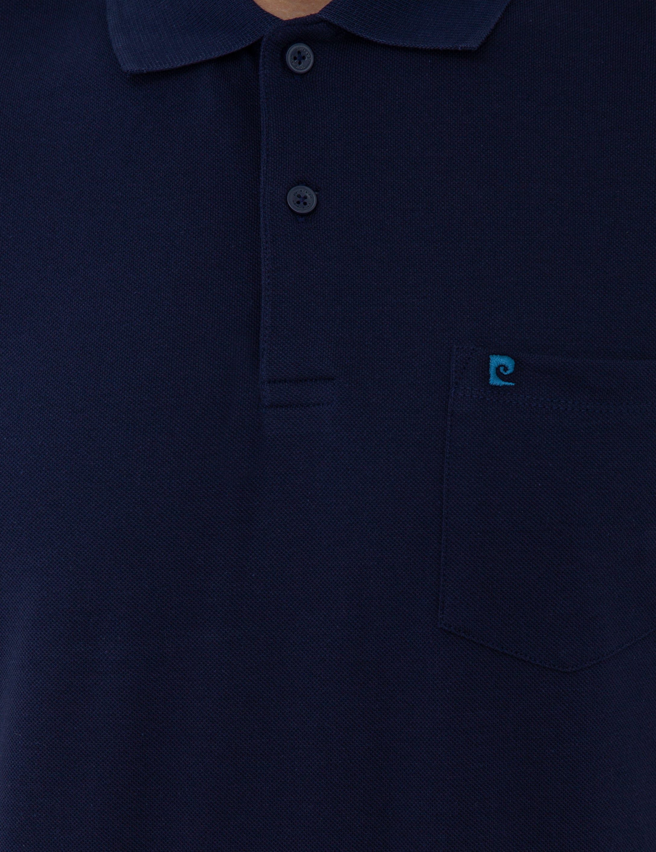 Lacivert Regular Fit Polo Yaka Basic Tişört - Image 5