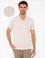 Bej Slim Fit Polo Yaka T-Shirt