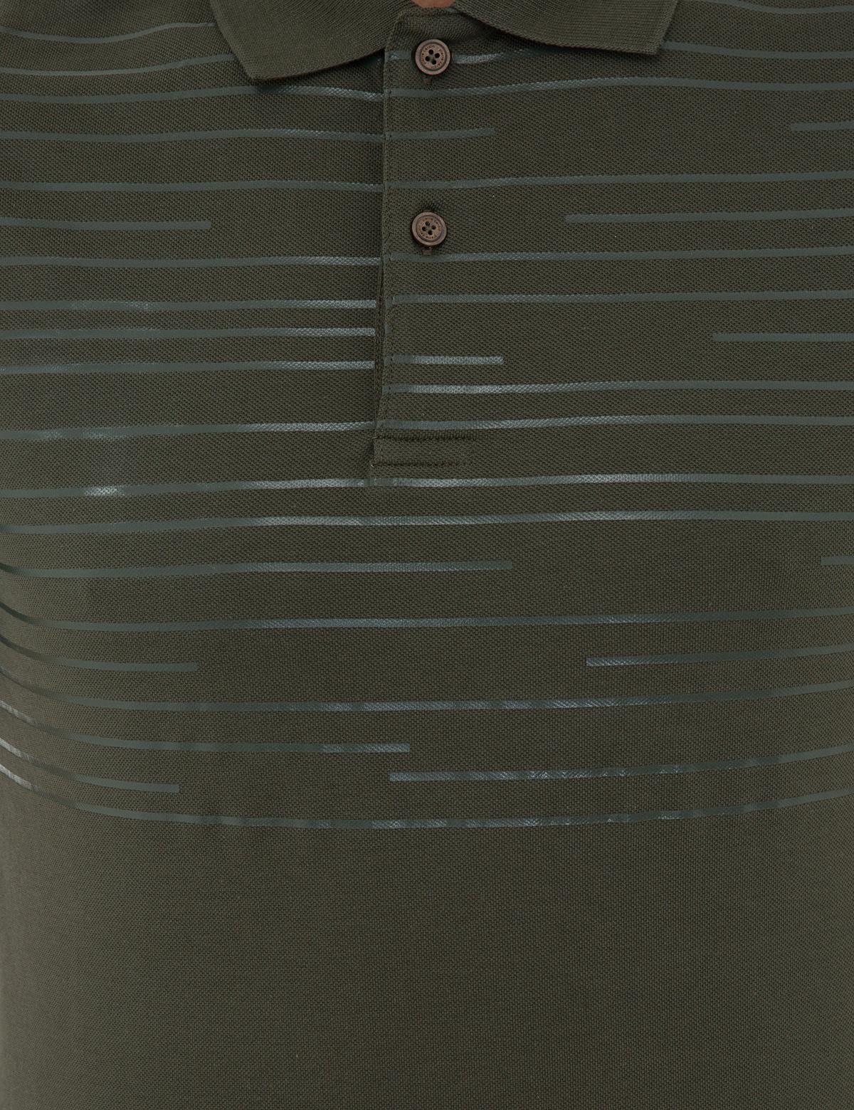 Haki Slim Fit Polo Yaka T-Shirt - 50242148010