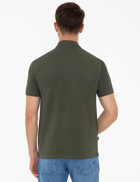 Haki Slim Fit Polo Yaka T-Shirt - 50242148010