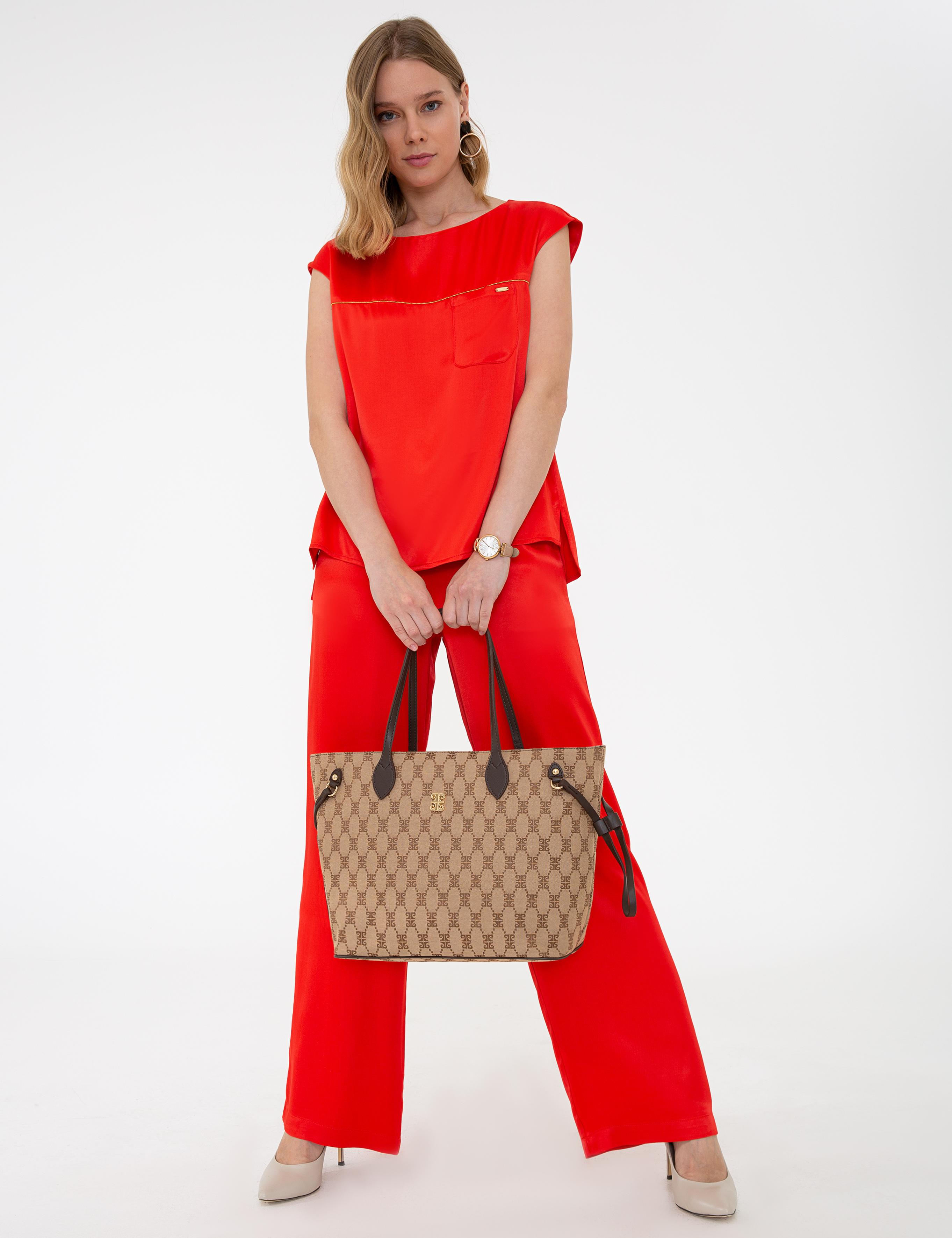 Kahverengi Omuz Çantası