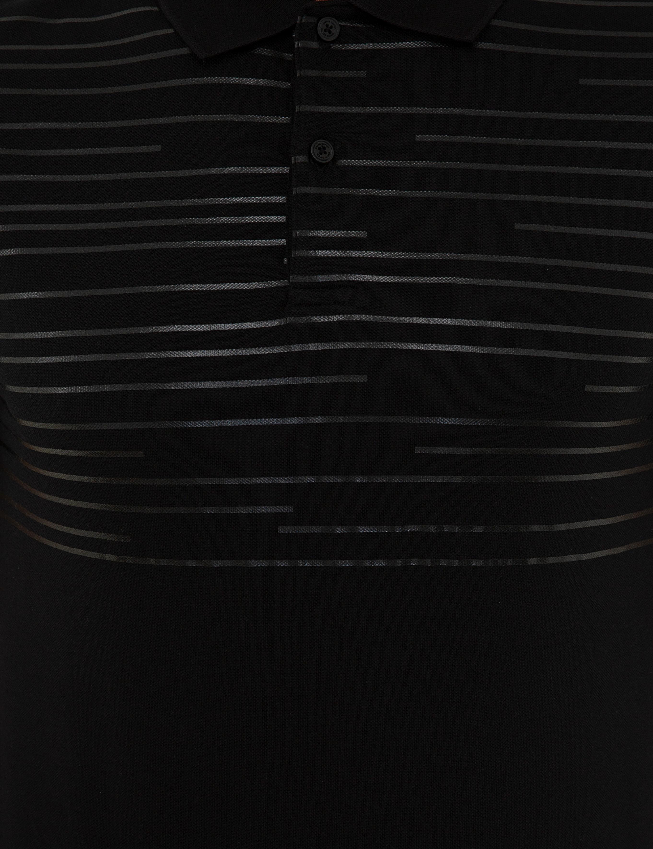Siyah Slim Fit Polo Yaka T-Shirt