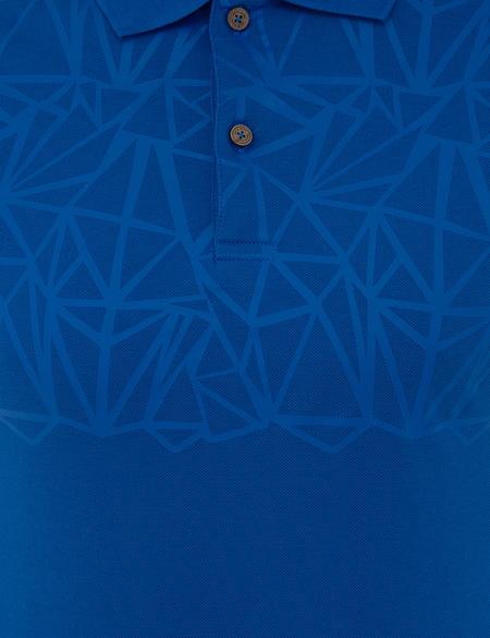 Sax Slim Fit Göğüs Baskılı Polo Yaka Tişört - 50242151011