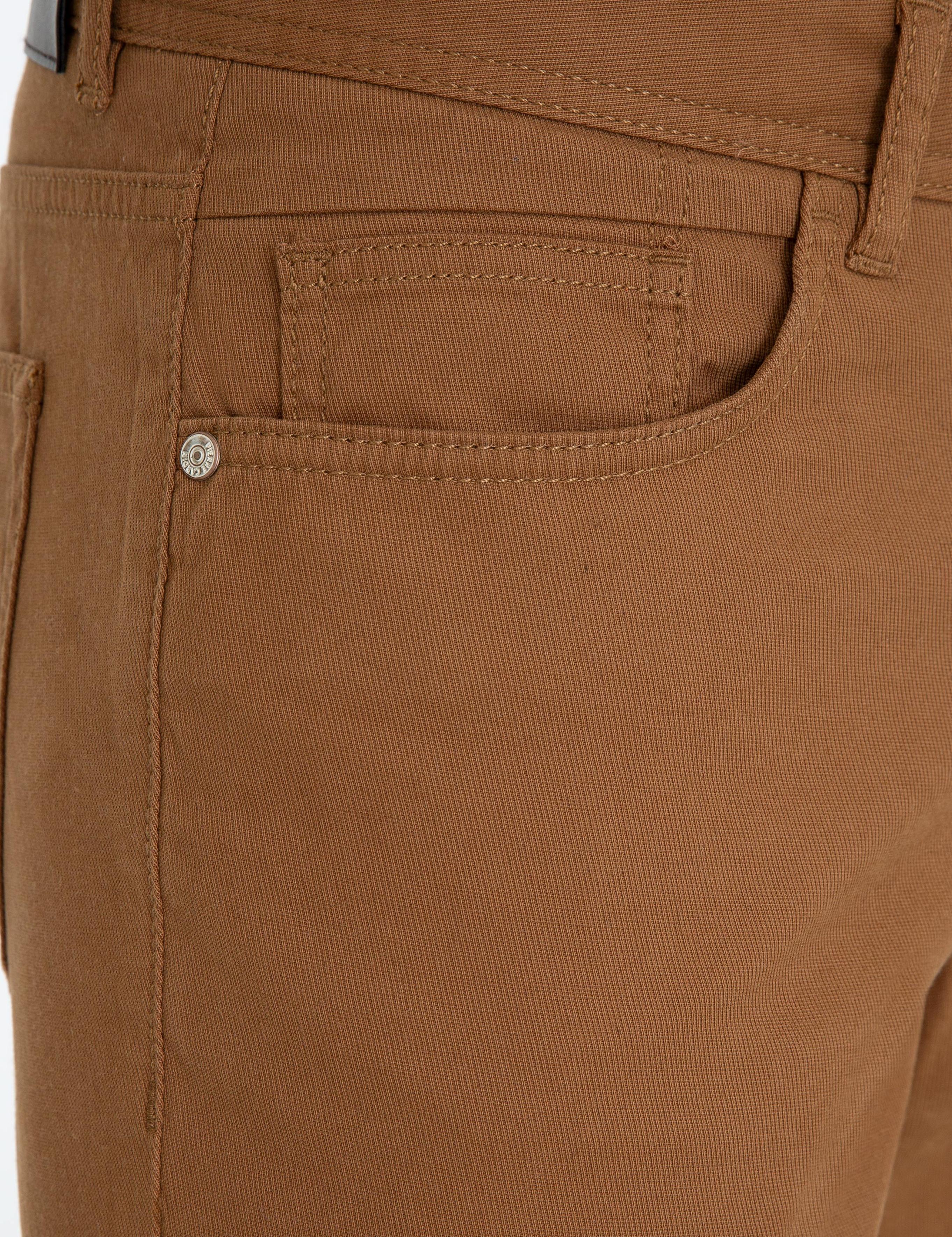 Haki Slim Fit Kanvas Pantolon