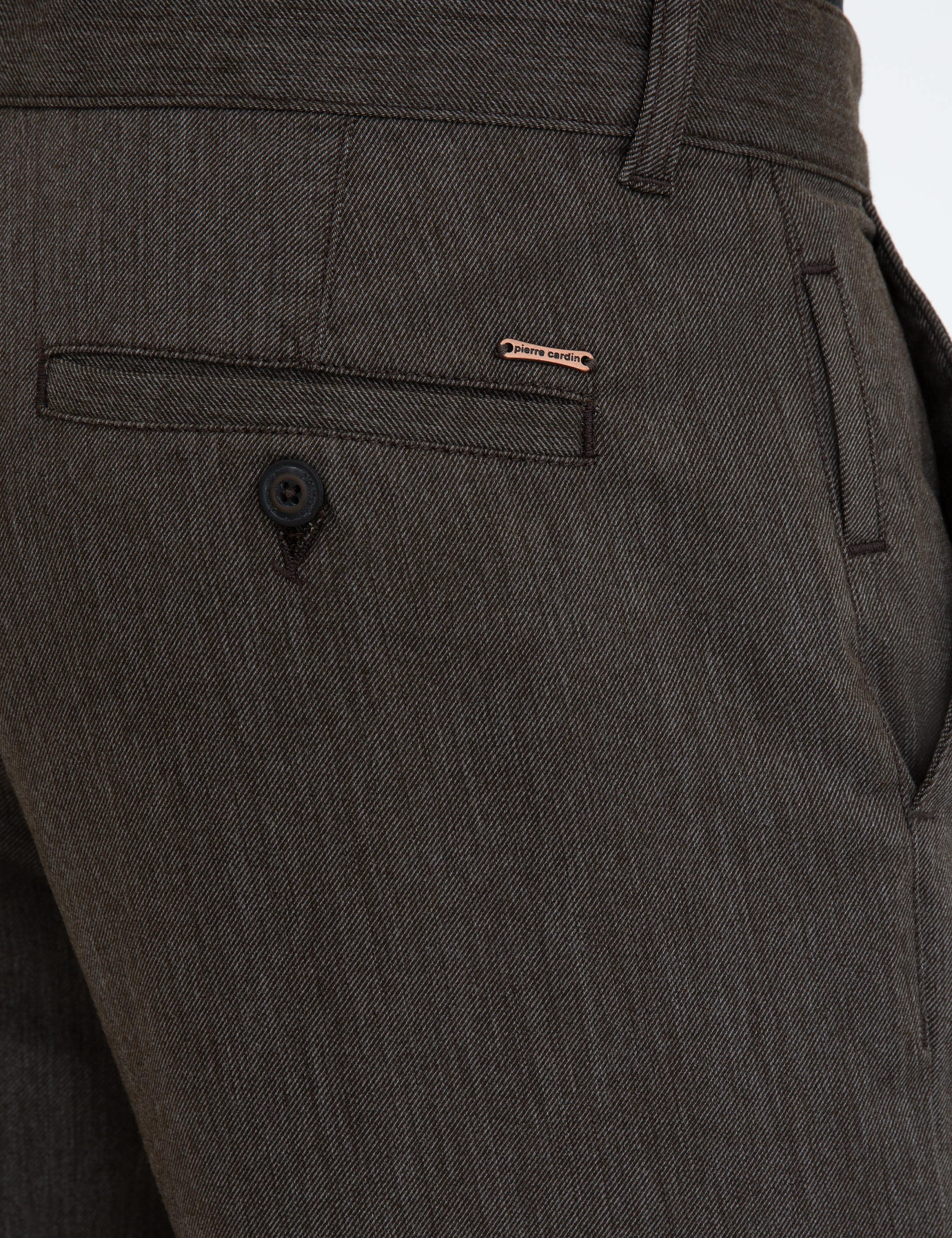 Kahverengi Regular Fit Kanvas Pantolon