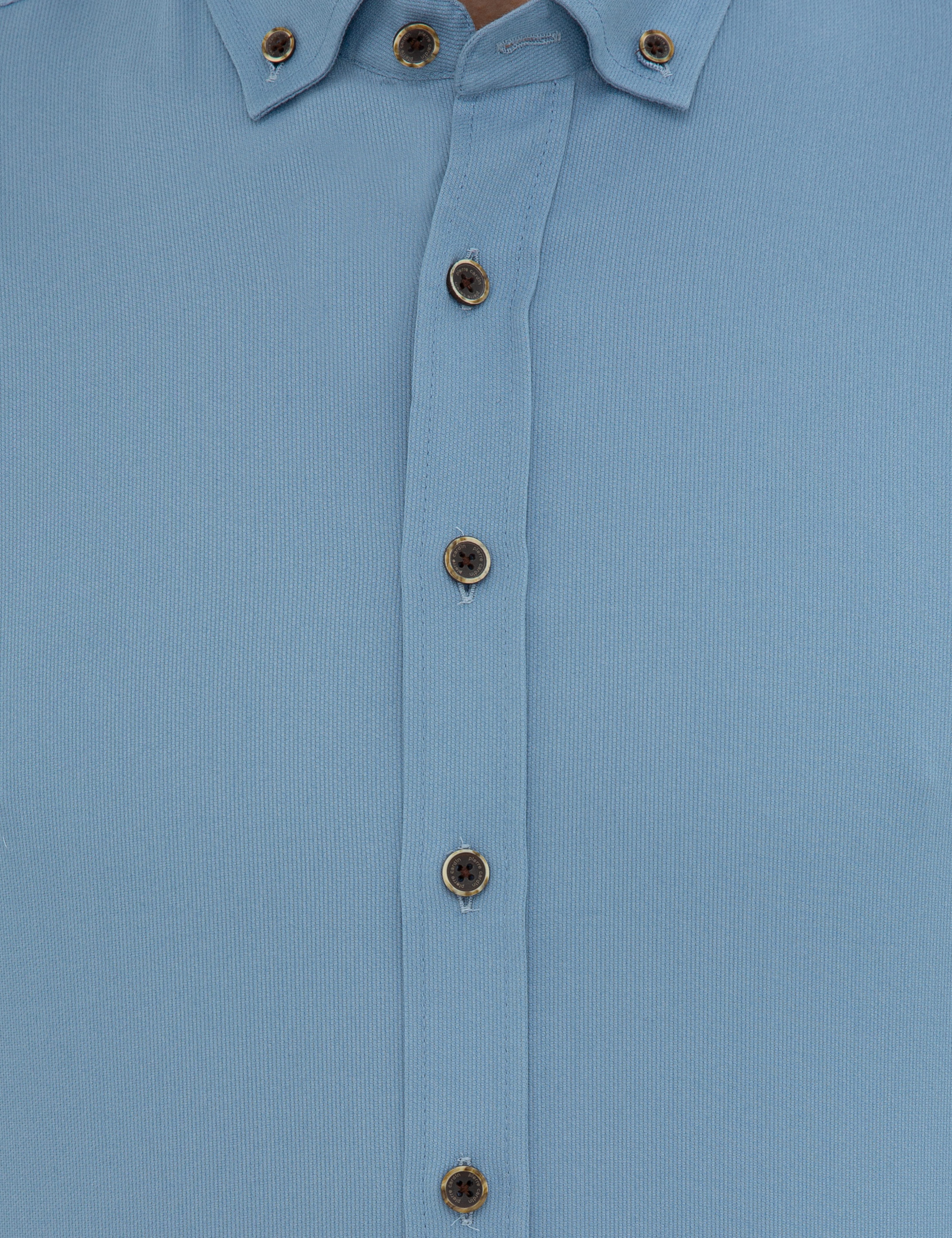 Mavi Regular Fit Uzun Kollu Gömlek - Image 5