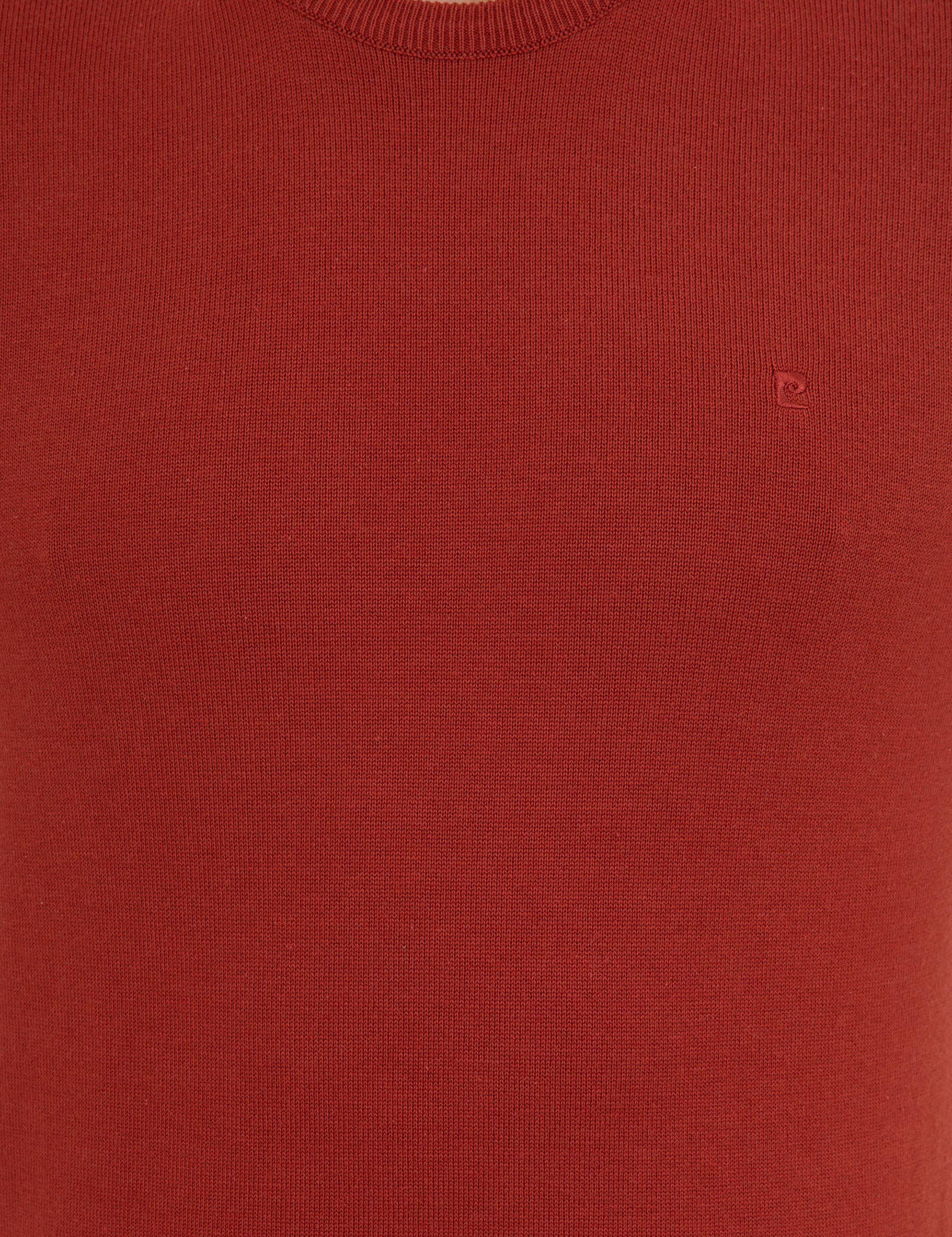 Kiremit Slim Fit Bisiklet Yaka Basic Triko Kazak - Image 6