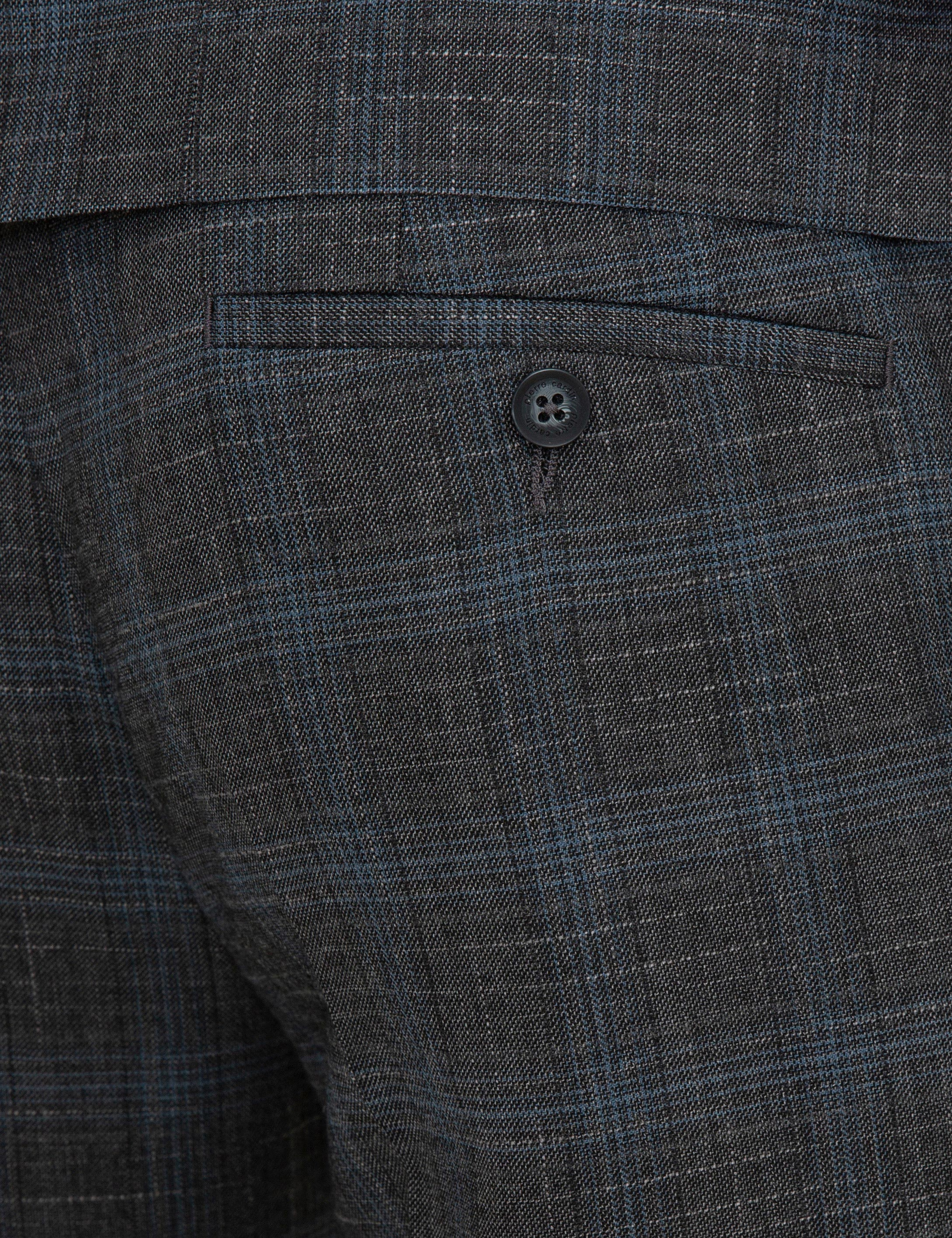 Ekose Füme Ekstra Slim Fit Takım Elbise